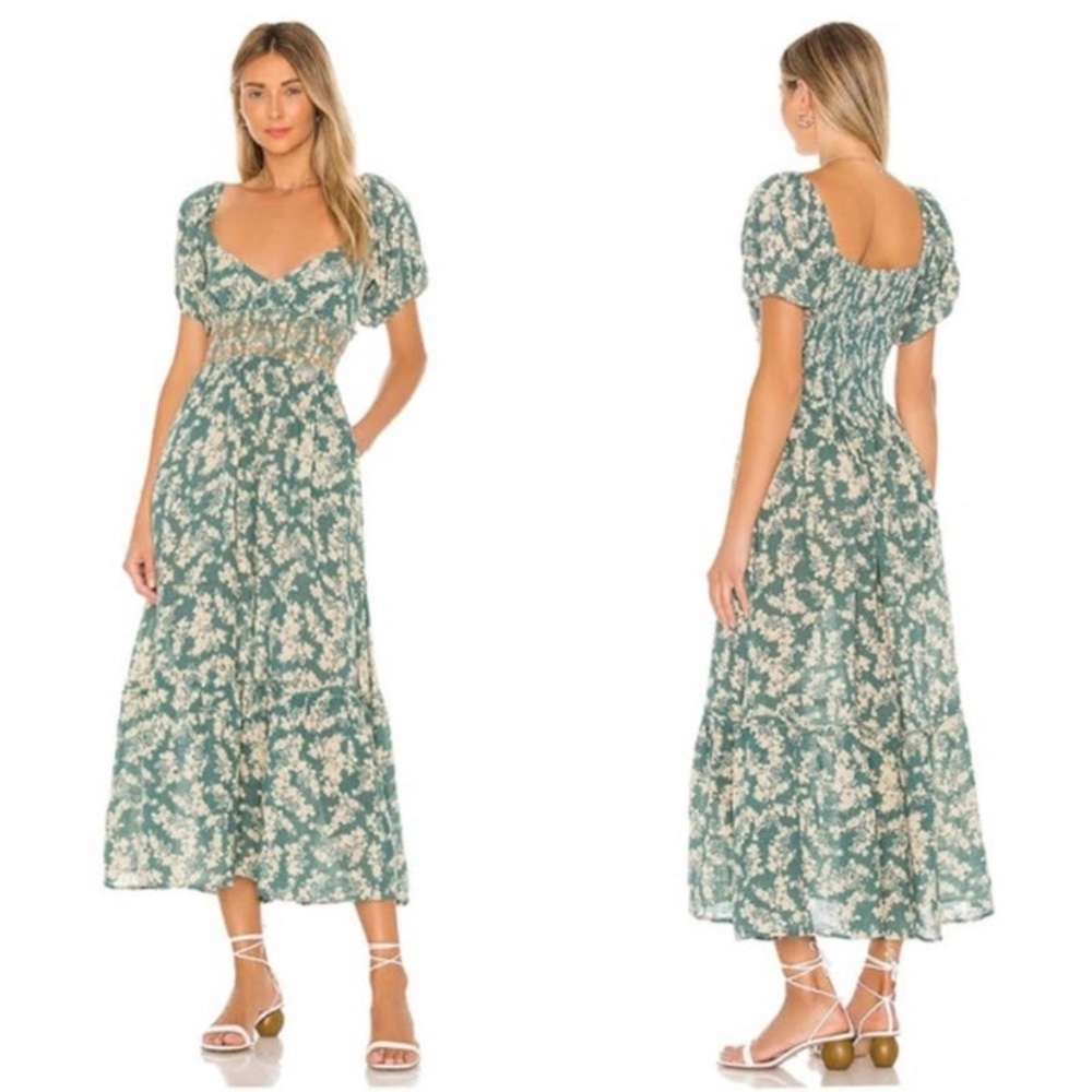 Free People Ellie Printed Maxi Dress